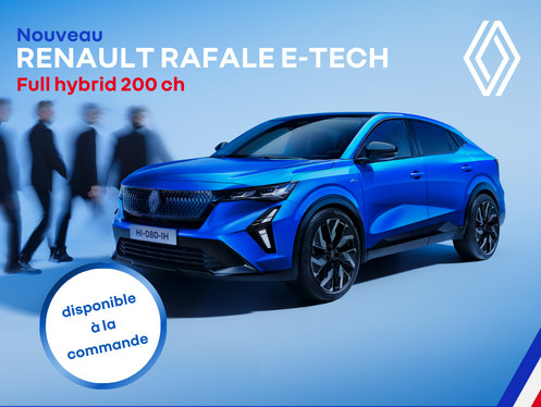 OUVERTURE DES COMMANDES POUR LE NOUVEAU RENAULT RAFALE