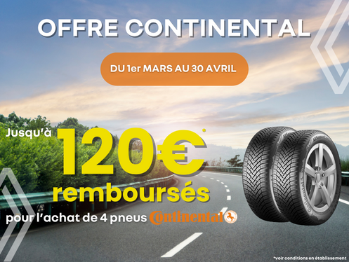 OFFRE PNEUS CONTINENTAL