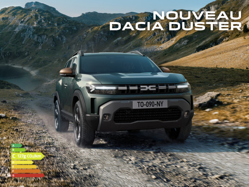 NOUVEAU DACIA DUSTER DISPONIBLE A LA COMMANDE !