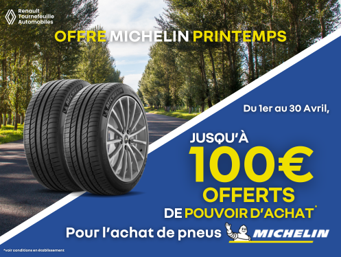 OFFRE MICHELIN DU PRINTEMPS