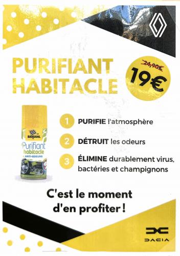 Promo Purifiant habitacle Bardahl