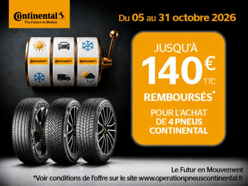 OFFRE PNEUS CONTINENTAL