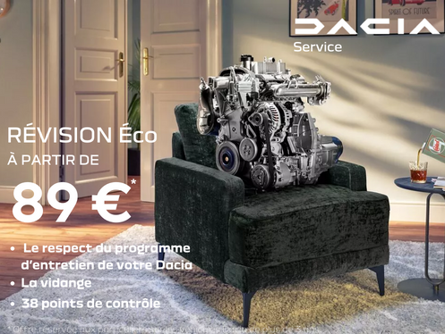 R&Eacute;VISION &Eacute;CO DACIA !