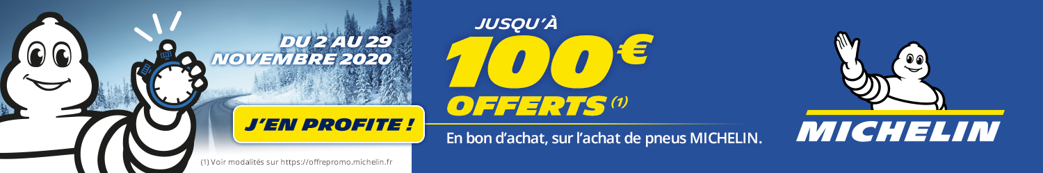 PROMOTIONS PNEUS MICHELIN