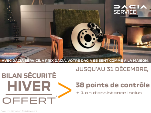 BILAN S&Eacute;CURIT&Eacute; HIVER OFFERT !