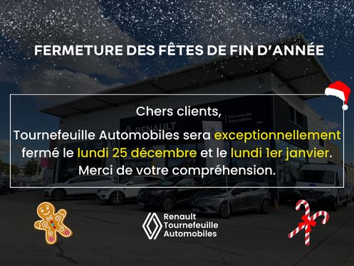 FERMETURE DES F&Ecirc;TES DE FIN D'ANN&Eacute;E